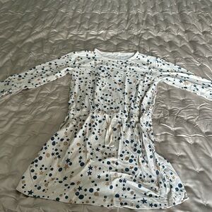 Girls CREW CUTS tunic pocketed draw string dress. Size 8-9 🥰